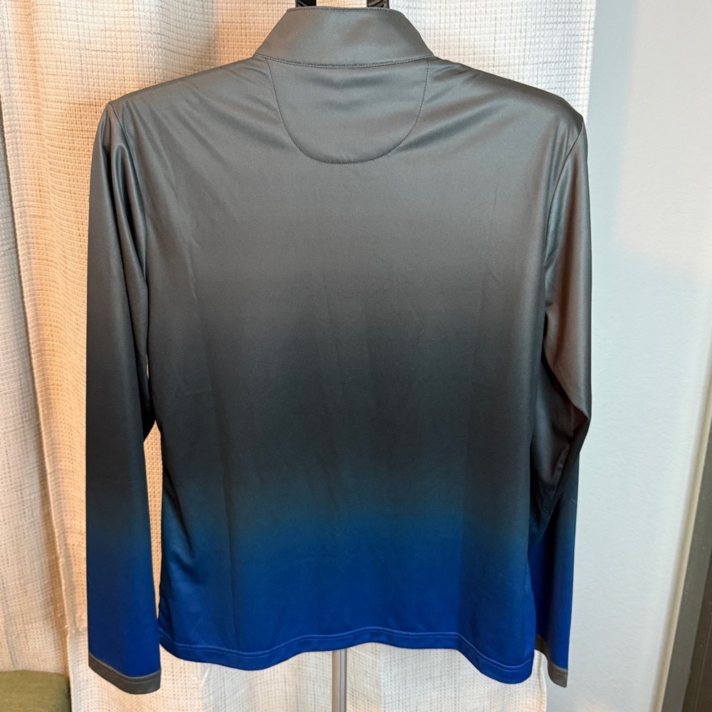 Long Sleeve Quarter-Zip Tee & Wind Breaker - Picture 2 of 3